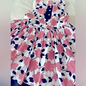Like New! Janie & Jack Swirl Dress! ❤️🤍💙
